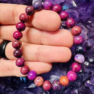 Sugilite & Bustamite Bracelets - 8mm