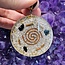 Chakra Round Metatron Orgone Orgonite Pendants