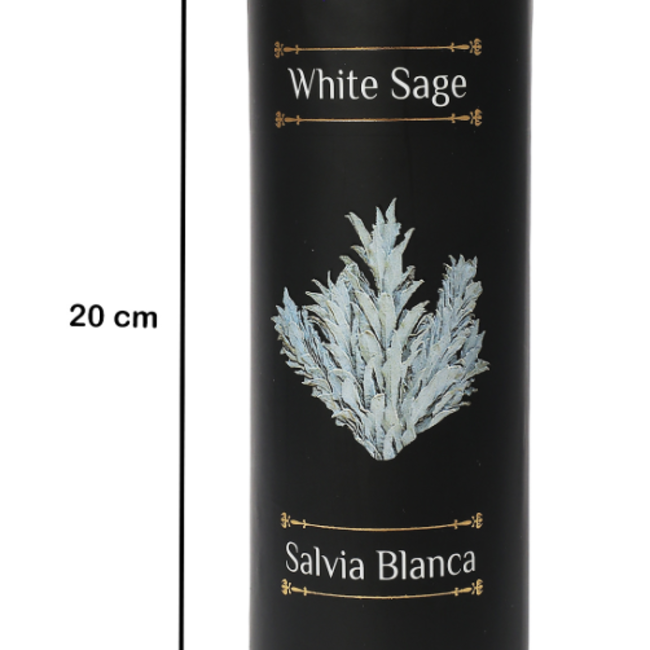 White Sage Ritual Pillar Candle