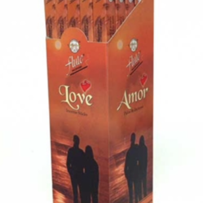 Flute Incense Love - 8 Sticks in Box - R Expo
