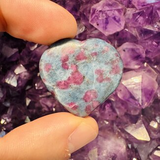 Ruby in Kyanite Hearts - Mini
