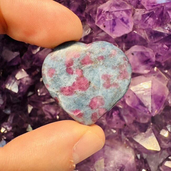 Ruby in Kyanite Hearts - Mini