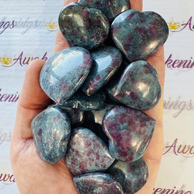 Ruby in Kyanite Hearts - Mini