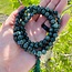 Moss Agate Japa Malas - Prayer Meditation Mantra Counting Beads - 8mm