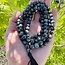Black Labradorite (Larvikite) Japa Malas - Prayer Meditation Mantra Counting Beads - 8mm