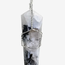 Rainbow Moonstone Pendants - Wire Wrapped Faceted Points - Silver Plated