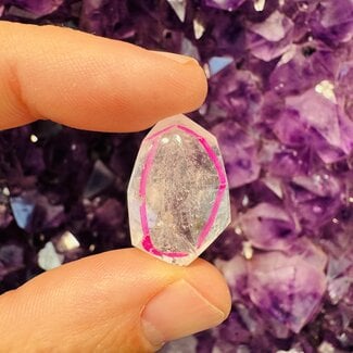 Enhydro Quartz Double Terminated Points - Rough Raw Natural