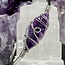 Amethyst Cuff Bracelets - Silver Plated Wire Wrapped - Rough Raw Natural