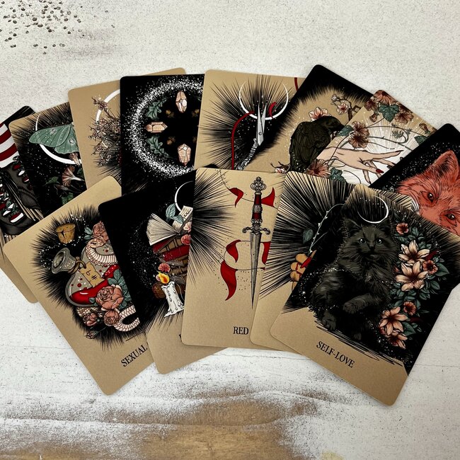 Fated: A Pocket Love Oracle - 13 Card Deck and Guidebook