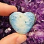 Blue Ice (Nakaurite Glacierite) Hearts - Medium
