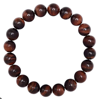 Red Tiger Iron Bracelets - 8mm