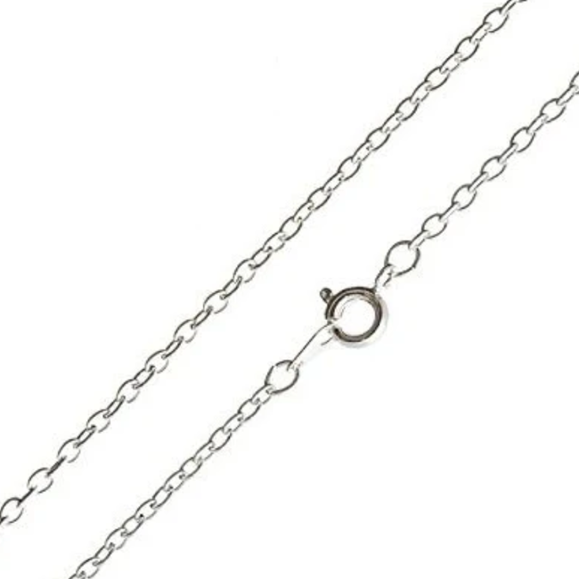 Necklaces - 18" Link Cable Chain (Silver Plated) - Pendants