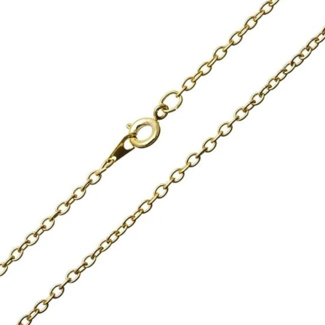 Necklaces - 24" Link Cable Chain (Gold Plated) - Pendants