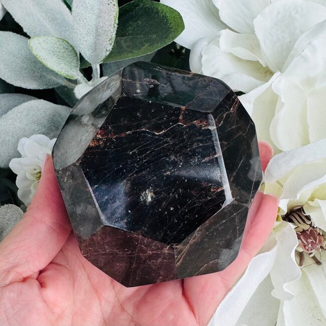 Almandine Garnet Faceted - Large Natural Rough Raw 3"