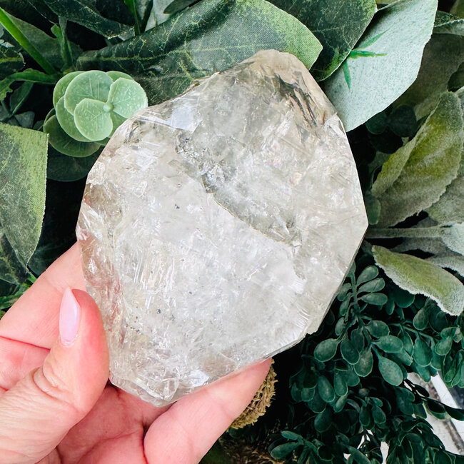 Herkimer Diamond Specimen #14 - Rough Raw Natural Rainbow Inclusion Cluster Point