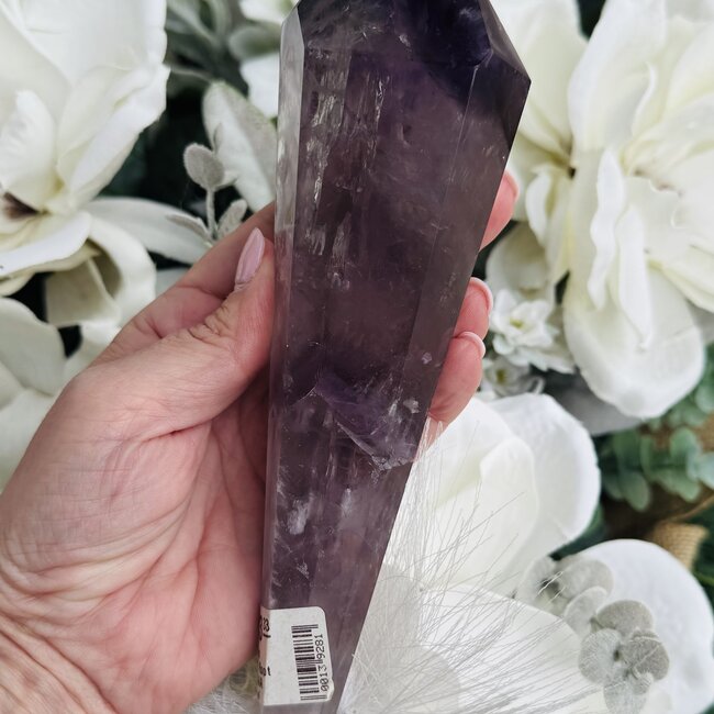 Bahia Amethyst Elestial Root Wand (AAA Grade) with Rainbows XL