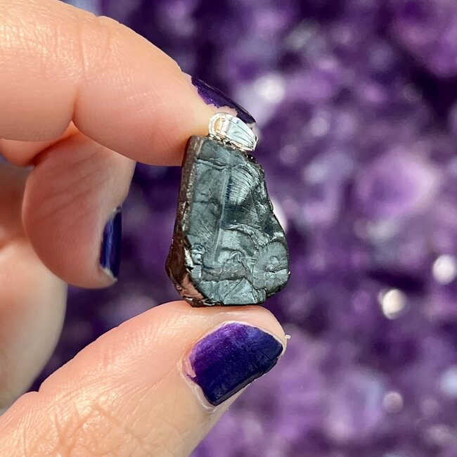 Elite Noble Shungite Pendants - Rough Raw Natural