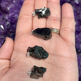 Elite Noble Shungite Pendants - Rough Raw Natural