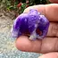 Hackmanite Elephant Carving (High Grade)
