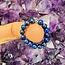 Lapis Lazuli Rings - Adjustable Beaded Stretch Gemstone