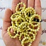 Lemon Jade Rings - Beaded Stretch Gemstone Adjustable