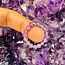 Amethyst Rings - Beaded Stretch Gemstone Adjustable