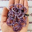 Amethyst Rings - Beaded Stretch Gemstone Adjustable
