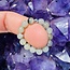 Labradorite Rings - Beaded Stretch Gemstone Adjustable