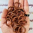 Gold Sandstone (Sand Stone Goldstone) Rings  - Adjustable Beaded Stretch Gemstone