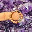 Rhodonite Rings - Beaded Stretch Gemstone Adjustable
