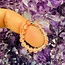 Cherry Quartz Rings - Adjustable Beaded Stretch Gemstone
