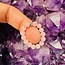 Rose Quartz Rings - Beaded Stretch Gemstone Adjustable