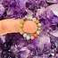 Indian Agate Rings - Beaded Stretch Gemstone Adjustable