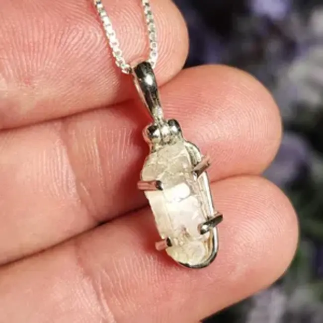 Euclase Pendant - Sterling Silver