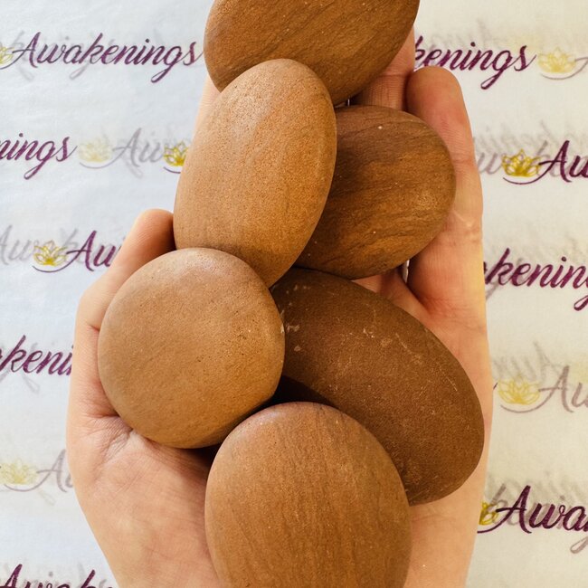 Sedona Sandstone Vortex Palm Stones