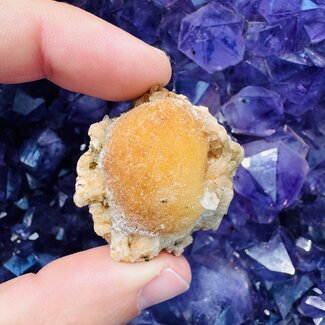 Orange Thomsonite - Medium Rough Raw Natural Thompsonite