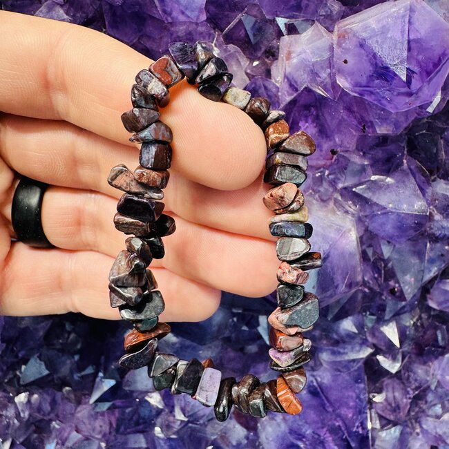 Bustamite Tumbled Bracelets - 8mm