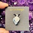 Benitoite Pendant - 1.97 grams - Sterling Silver