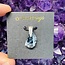 Blue Tourmaline (Indicolite Paraiba) Pendants - Slice Rough Raw Natural - Sterling Silver