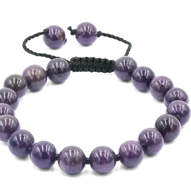 Purpurite Adjustable Bracelets - 8mm