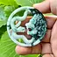 Jadeite Lion VS Snake Carving - 185.50 carats