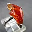 Fire Red Zincite Zinkite Ring - Size 6 - Sterling Silver
