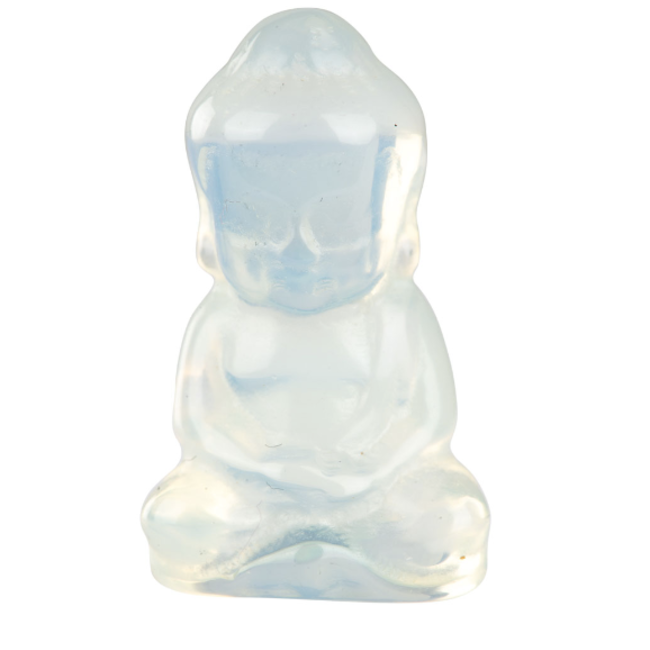 Opalite Buddha - 1" Mini Carving Figurine