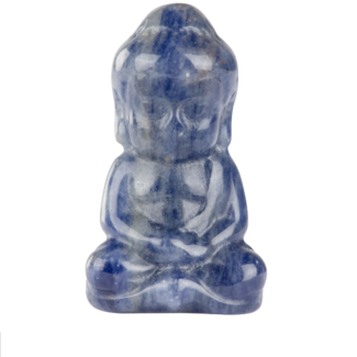 Sodalite Buddha - 1" Mini Carving Figurine
