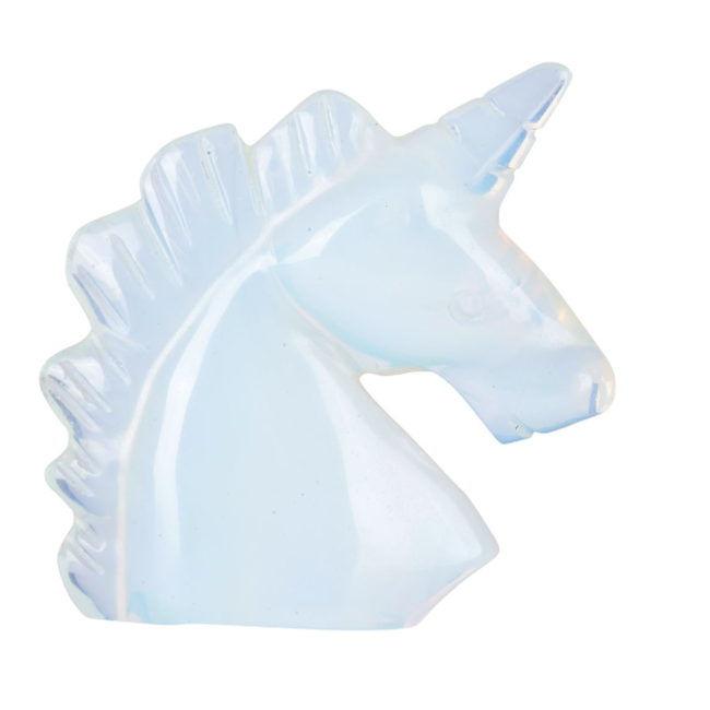 Opalite Unicorns - Medium 1-2" Animal Carvings Figurine