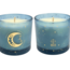 Moon Phase Candle Set of 4 - New Moon (Guava, Rum & Vanilla), Waxing Moon (White Tea, Ginger & Amber), Full Moon (Cotton, Bergamot & Sandalwood), and Waning Moon (Ocean Mist, Arum, & Amber) 3.5 oz