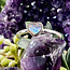 Rainbow Moonstone Ring - Size 8 Heart Small - Sterling Silver
