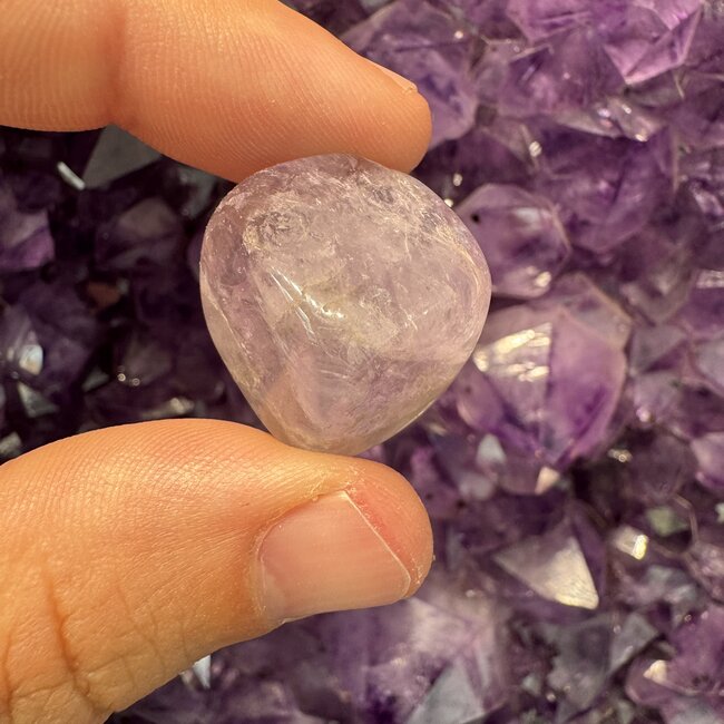Lilac Amethyst Cubes 1"