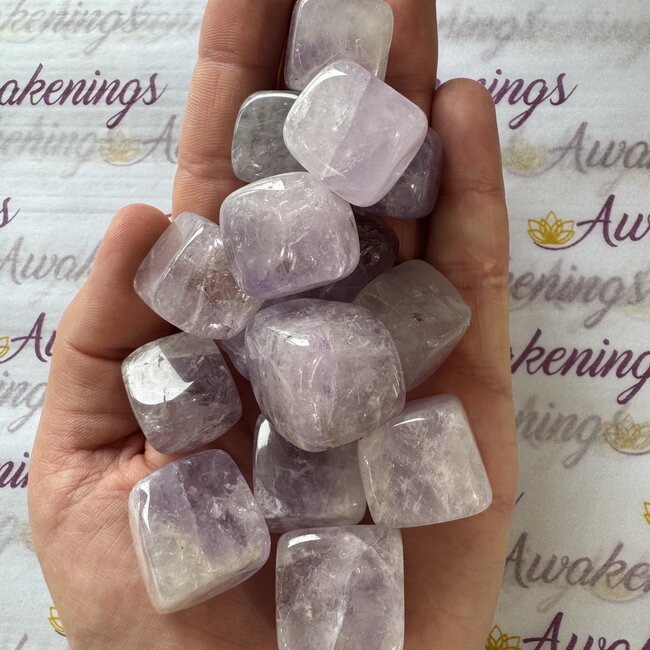 Lilac Amethyst Cubes 1"