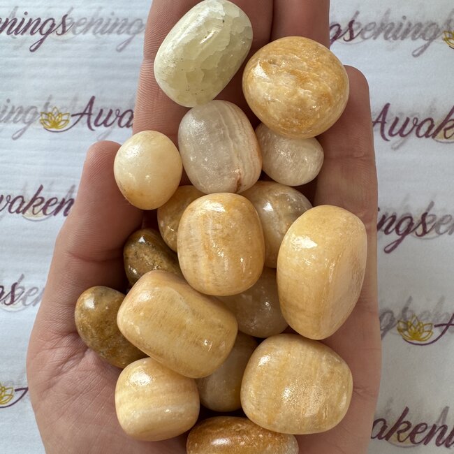 Banded Orange Onyx - Tumbled